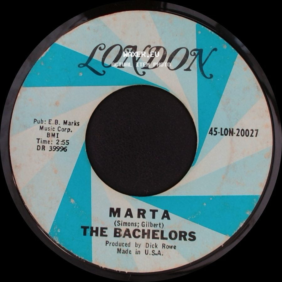 The Bachelors - Oh How I Miss You / Marta side B