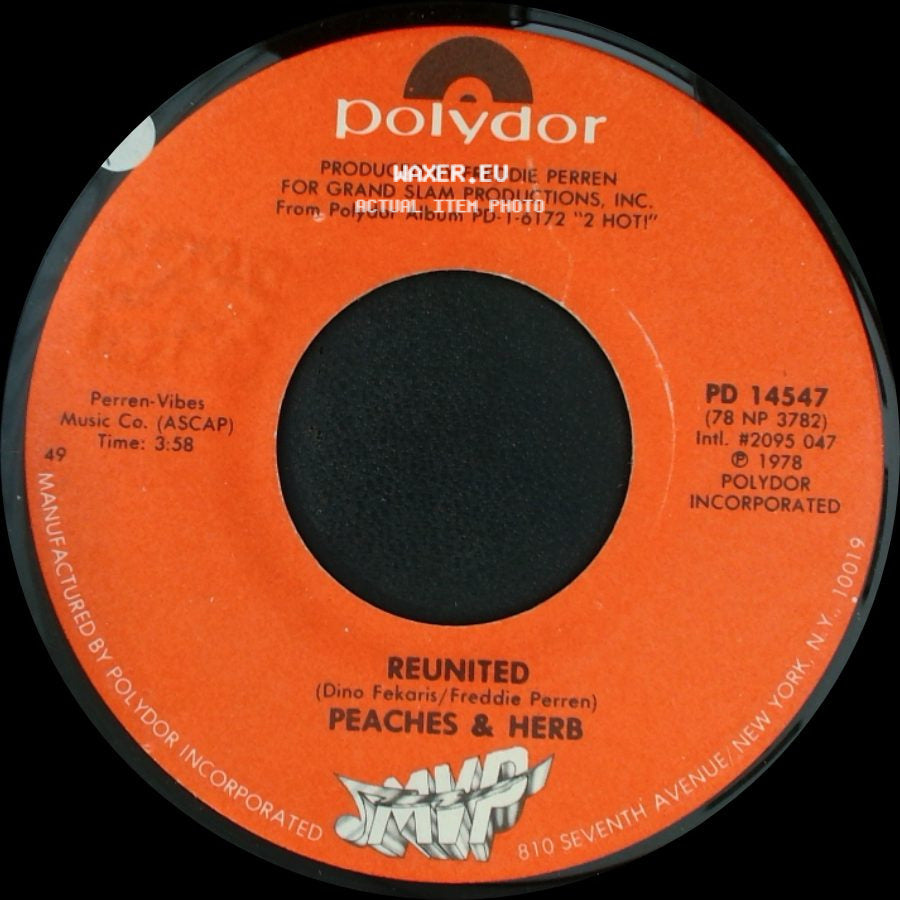 Peaches & Herb - Reunited / Easy As Pie side A