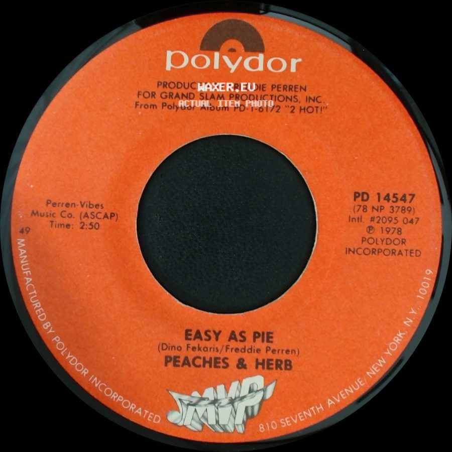 Peaches & Herb - Reunited / Easy As Pie side B