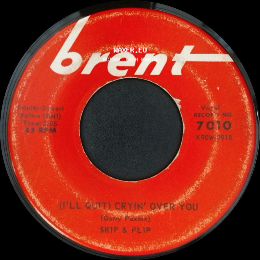 Skip & Flip - Cherry Pie / (I'll Get) Cryin' Over You side B