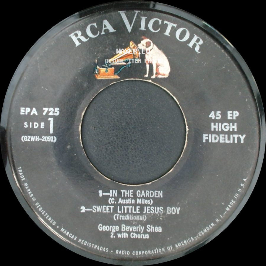 George Beverly Shea - In The Garden / Sweet Little Jesus Boy / Unknown Title B side A