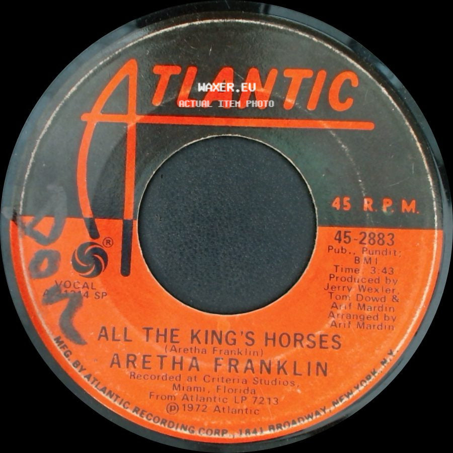 Aretha Franklin - April Fools / All The King's Horses side B