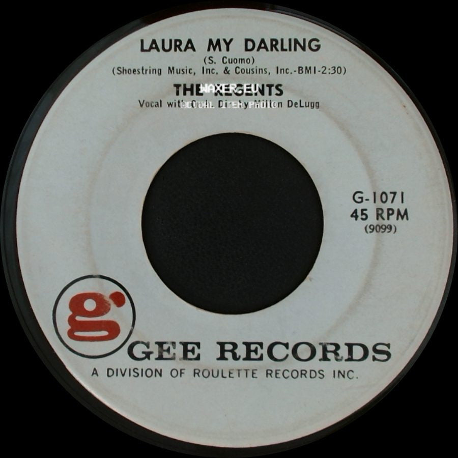 The Regents - Runaround / Laura My Darling side B