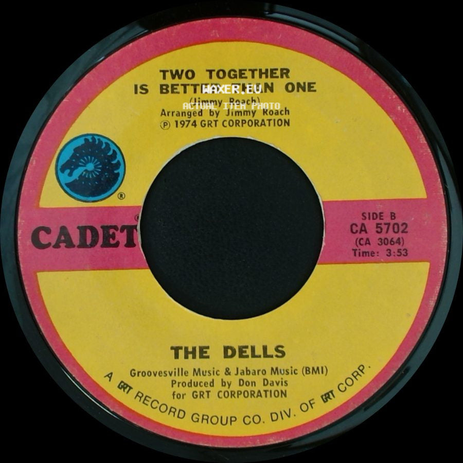 The Dells - I Wish It Was Me You Loved / Two Together Is Better Than One side B