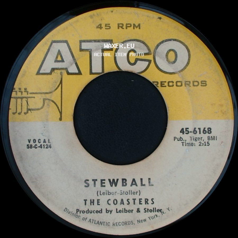 The Coasters - Stewball / Wake Me, Shake Me side A