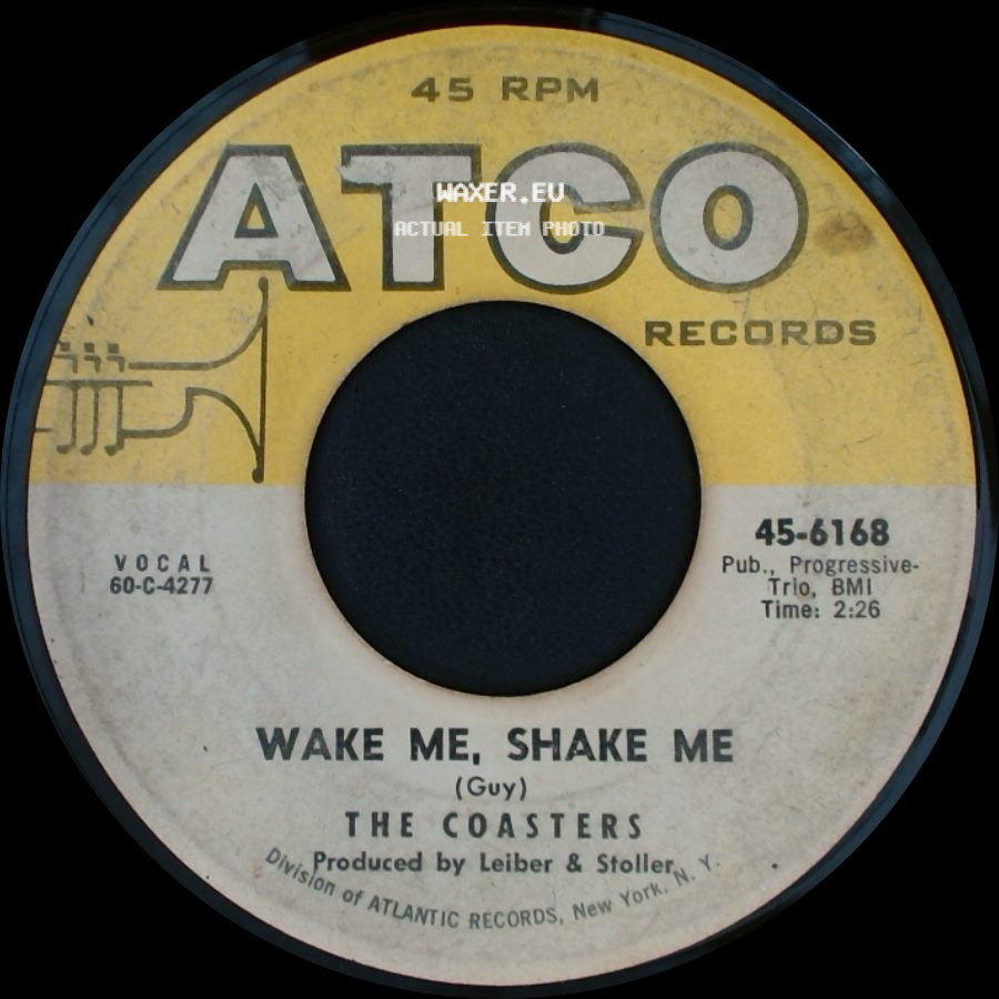 The Coasters - Stewball / Wake Me, Shake Me side B
