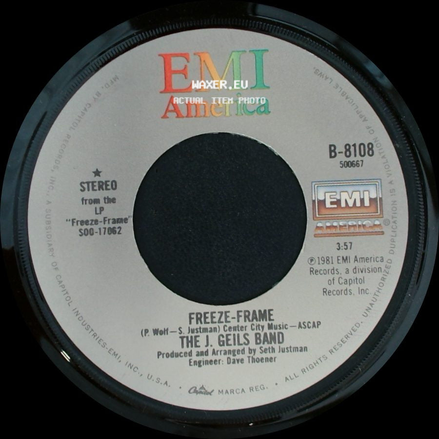 The J. Geils Band - Freeze-Frame / Flamethrower side A