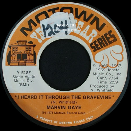 Marvin Gaye - You / I Heard It Through The Grapevine side B