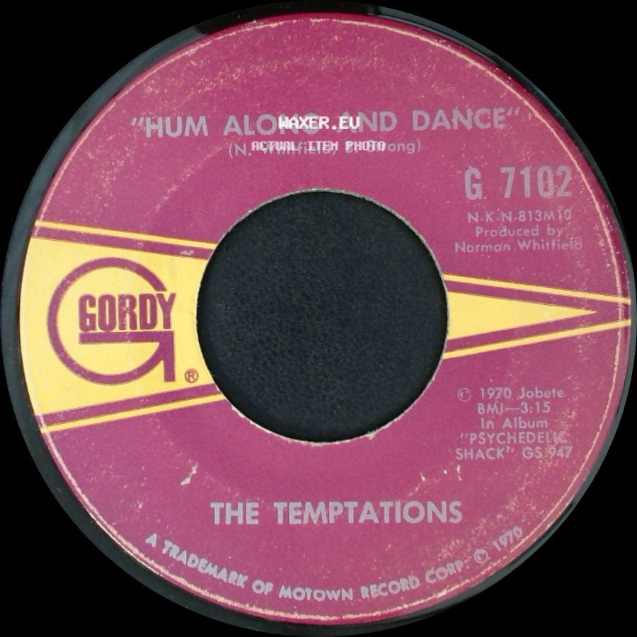 The Temptations - Hum Along And Dance / Ungena Za Ulimwengu (Unite The World) side A