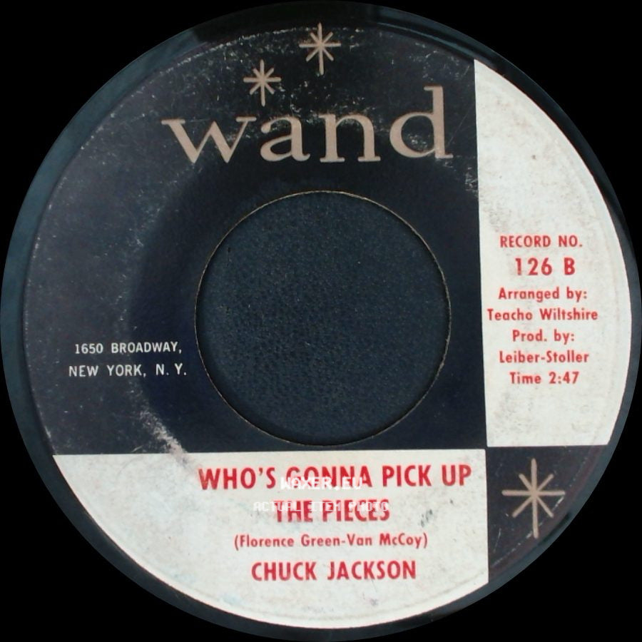 Chuck Jackson - I Keep Forgettin' / Who's Gonna Pick Up The Pieces side B