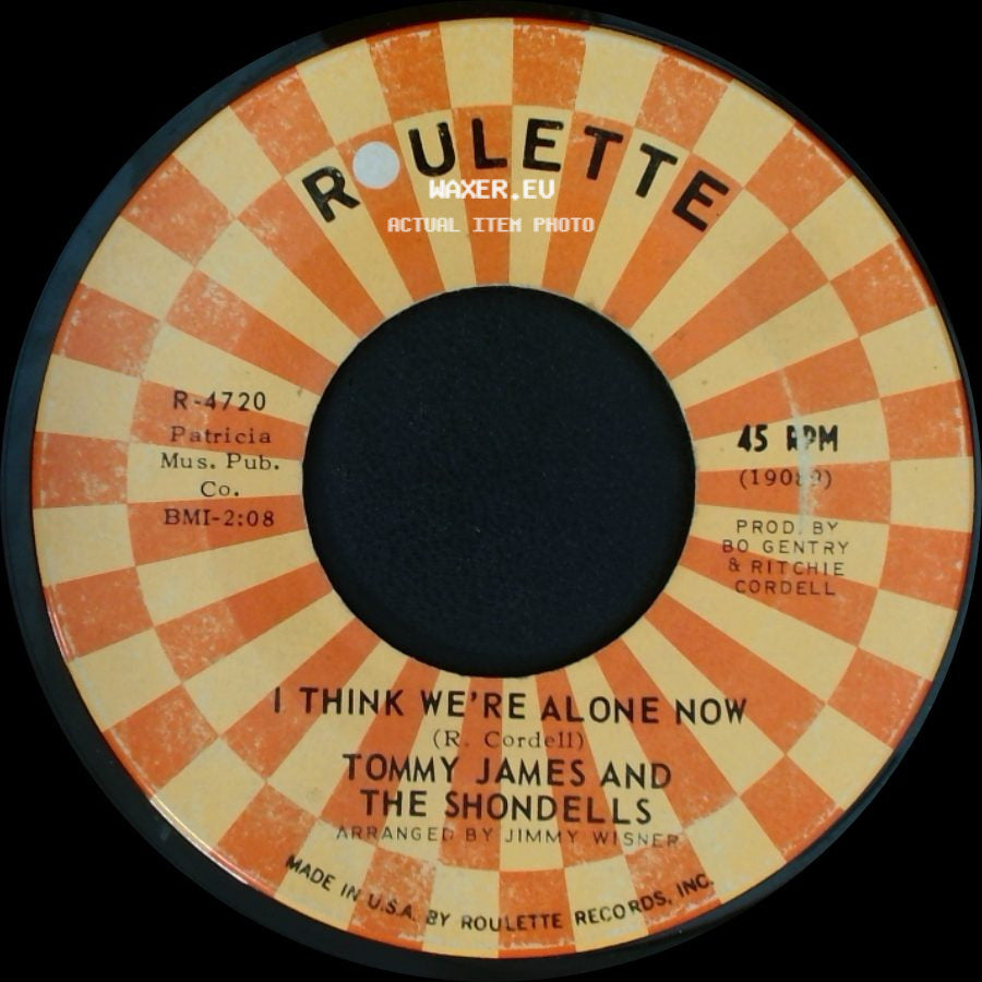 Tommy James And The Shondells - Gone, Gone, Gone / I Think We're Alone Now side B