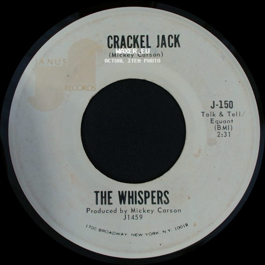 The Whispers - Crackel Jack / Your Love Is So Doggone Good side A