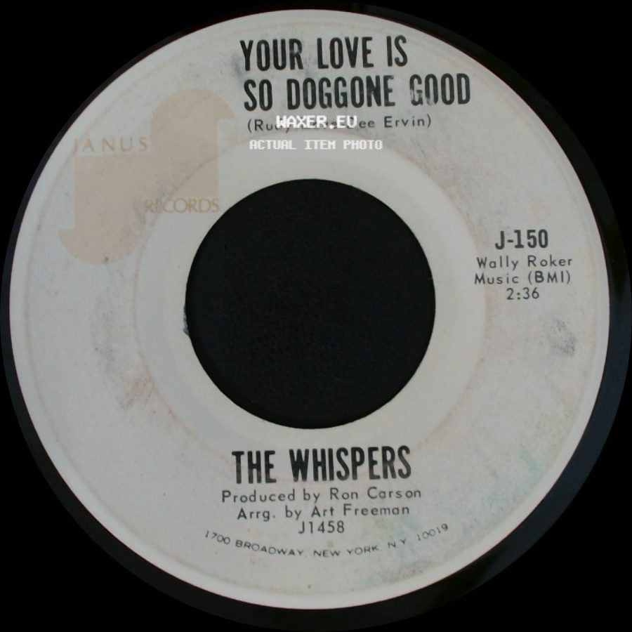 The Whispers - Crackel Jack / Your Love Is So Doggone Good side B