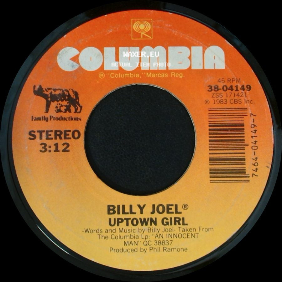 Billy Joel - Uptown Girl / Careless Talk side A