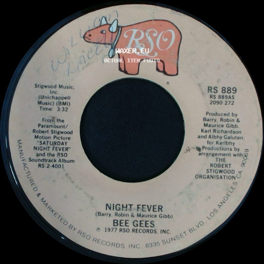 Bee Gees - Down The Road / Night Fever side B