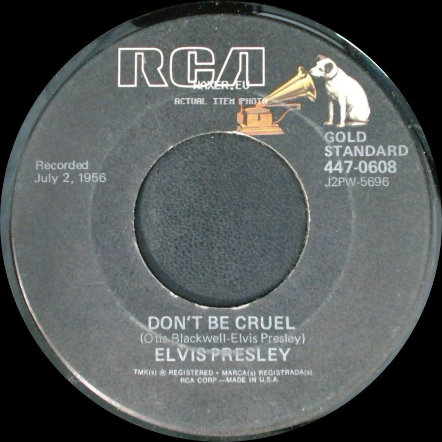 Elvis Presley - Don't Be Cruel / Hound Dog side A