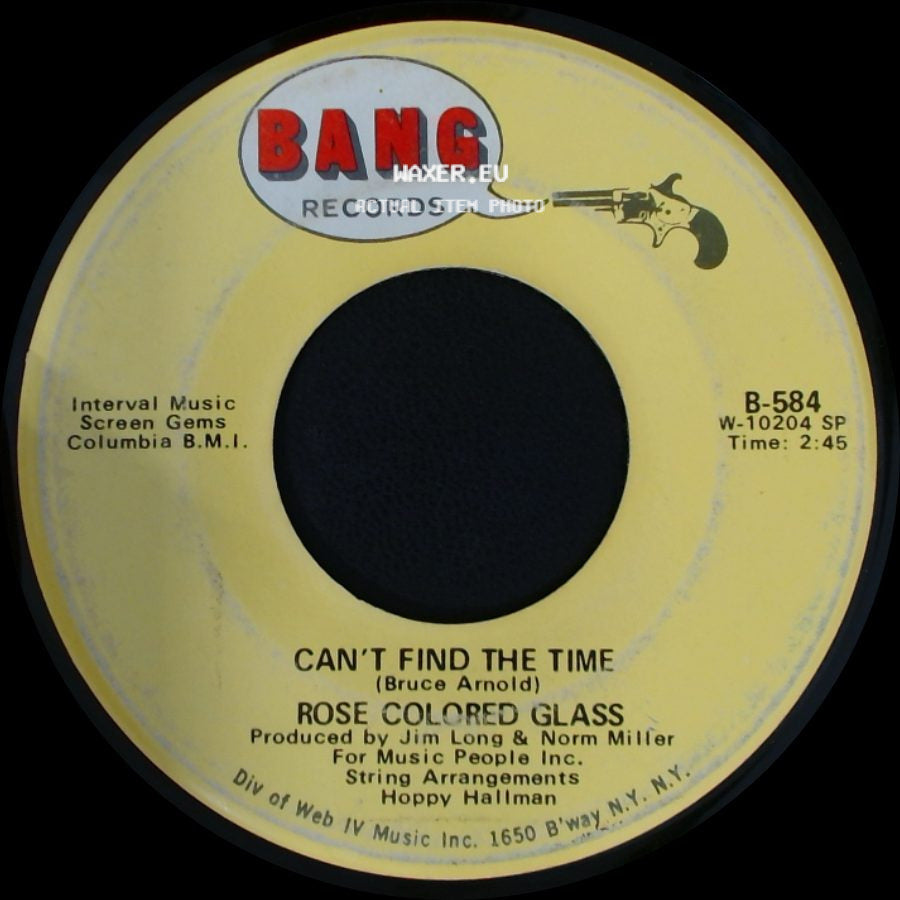Rose Colored Glass - Can't Find The Time / Mystic Touch side A