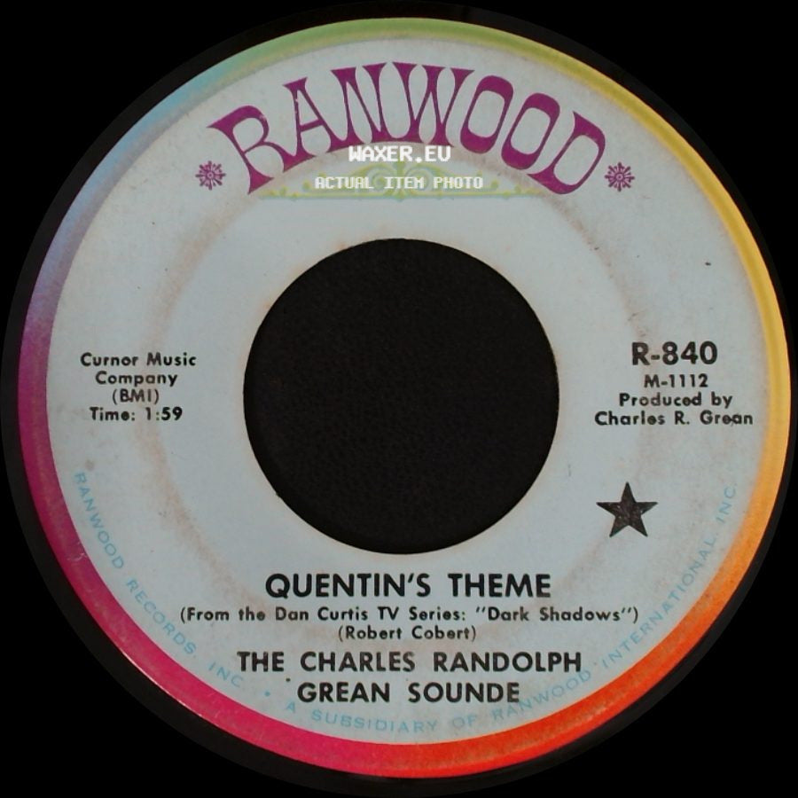 The Charles Randolph Grean Sounde - #1 At The "Blue Whale" / Quentin's Theme side B
