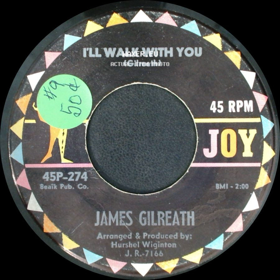 James Gilreath - I'll Walk With You / Little Band Of Gold side A