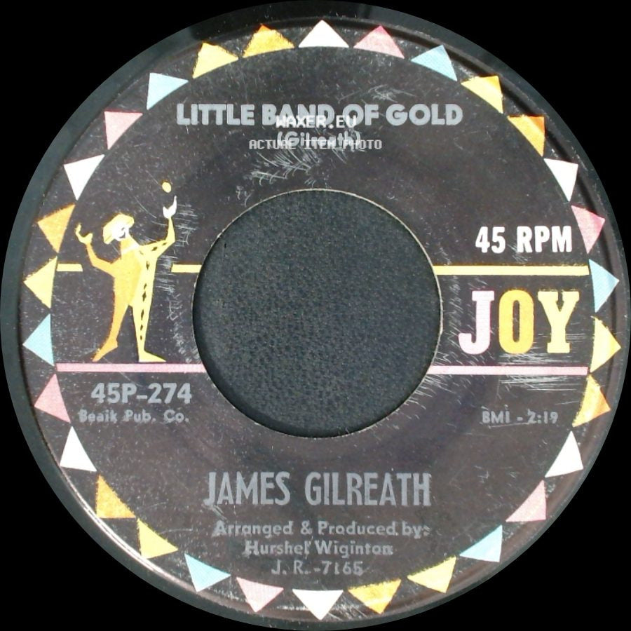 James Gilreath - I'll Walk With You / Little Band Of Gold side B