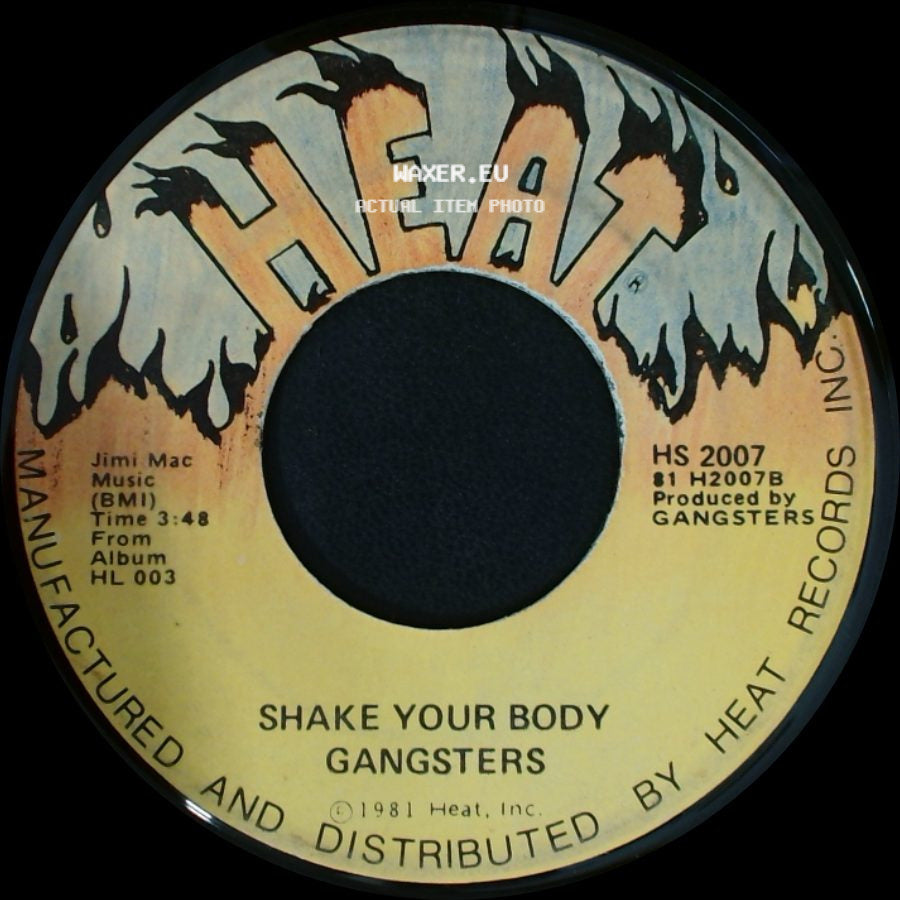 Gangsters - Strung Out On The Boogie / Shake Your Body side B