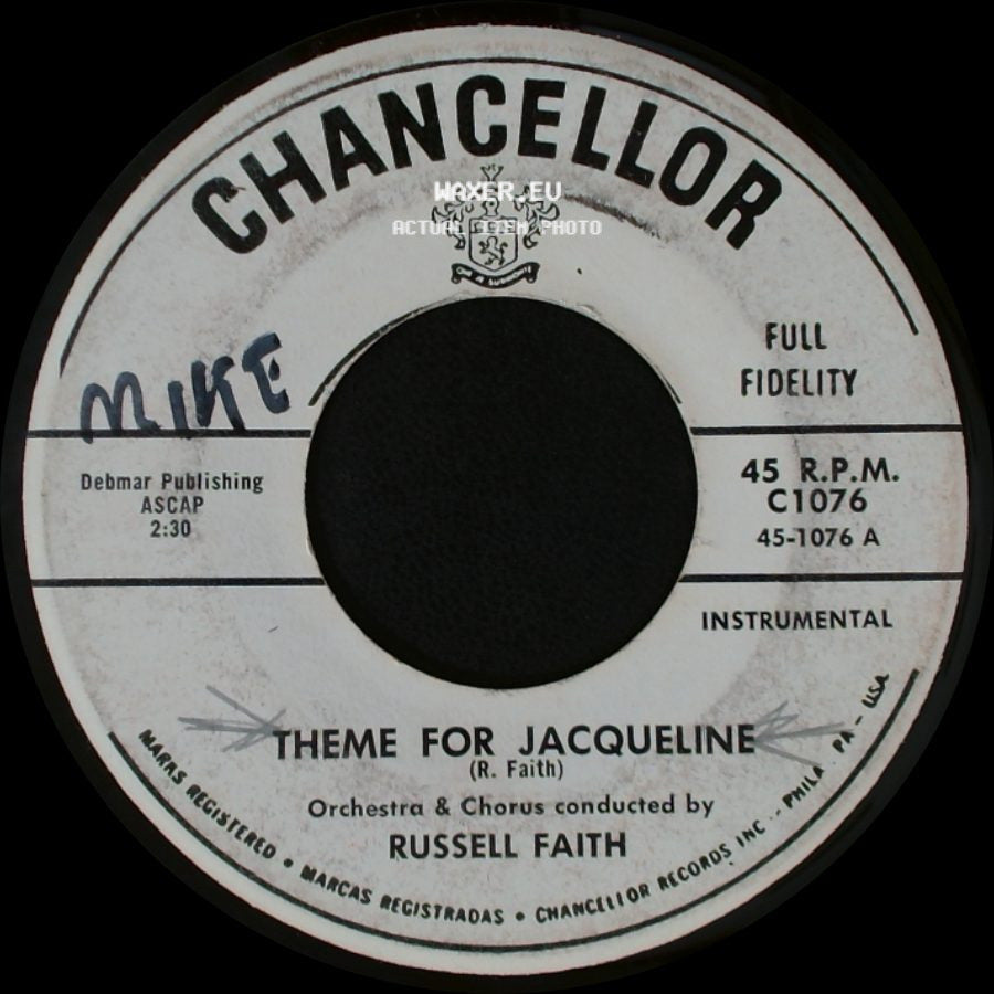 Frank Hunter / Russell Faith - So Long Emile / Theme For Jacqueline side B