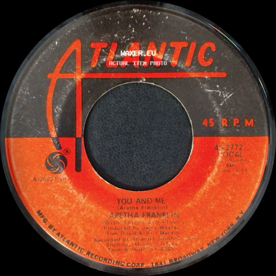 Aretha Franklin - You And Me / Border Song (Holy Moses) side A