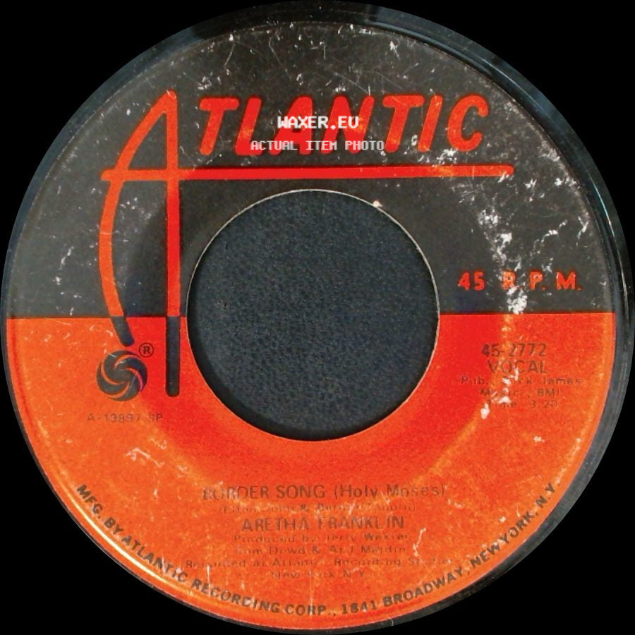 Aretha Franklin - You And Me / Border Song (Holy Moses) side B