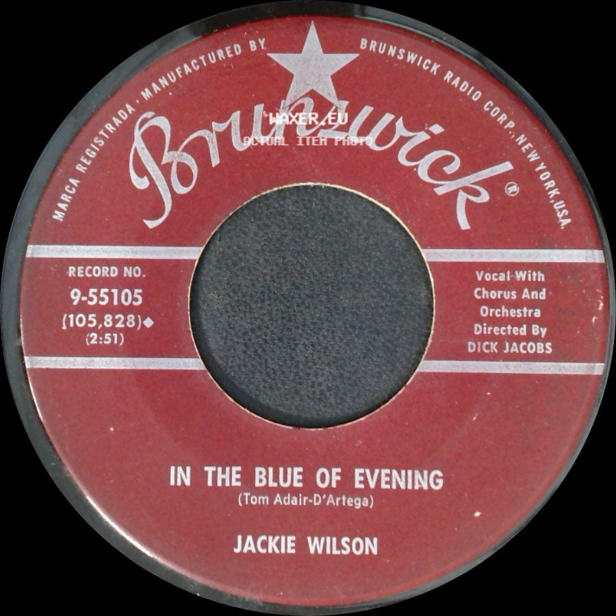 Jackie Wilson - In The Blue Of Evening / Lonely Teardrops side A