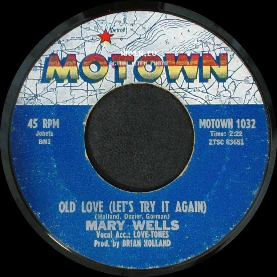 Mary Wells - Old Love (Let's Try It Again) / You Beat Me To The Punch side A