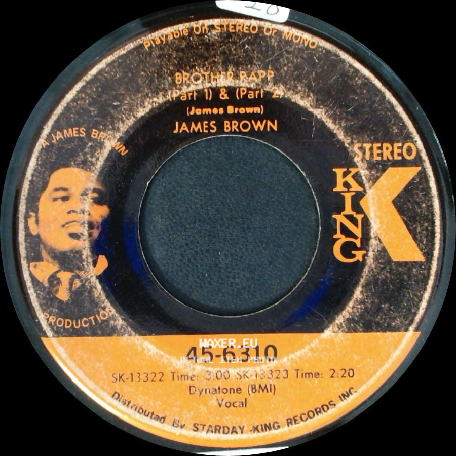 James Brown - Bewildered / Brother Rapp (Part 1) & (Part 2) side B
