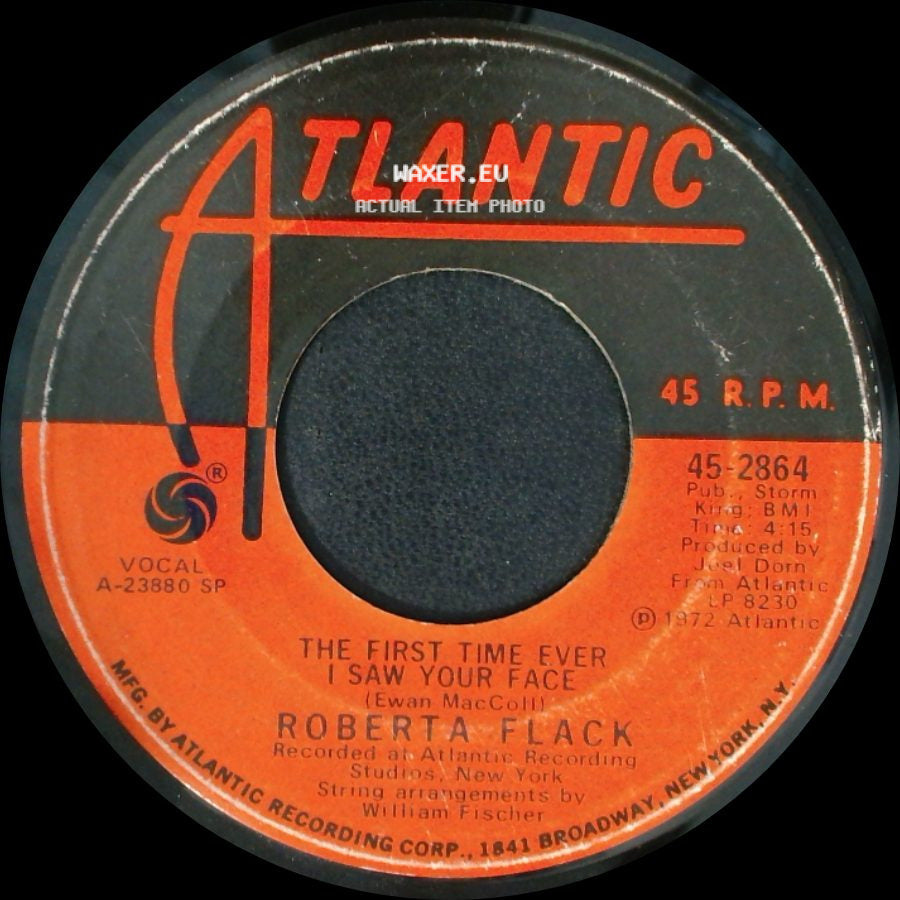 Roberta Flack - Trade Winds / The First Time Ever I Saw Your Face side B