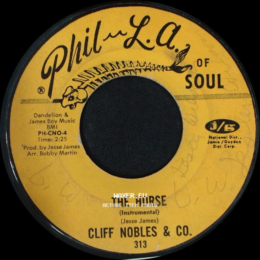 Cliff Nobles / Cliff Nobles & Co. - Love Is All Right / The Horse side B