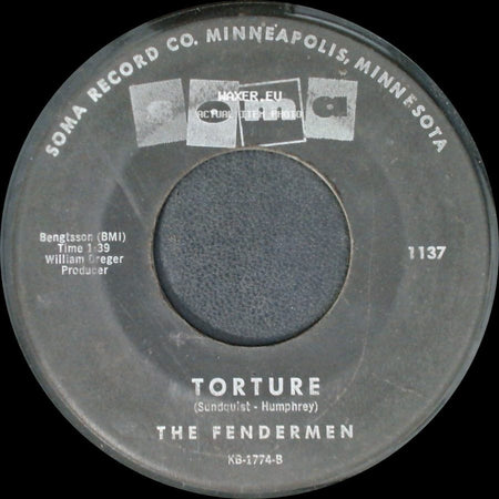 The Fendermen - Mule Skinner Blues / Torture side B