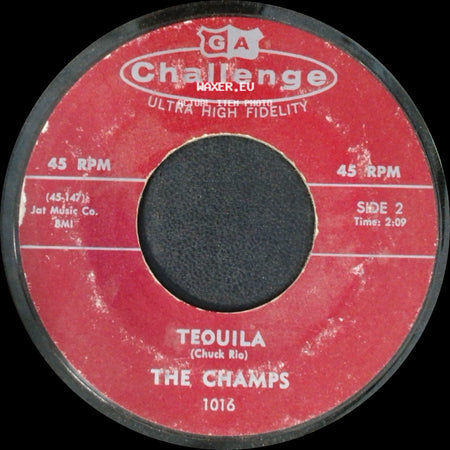 The Champs - Train To Nowhere / Tequila side B