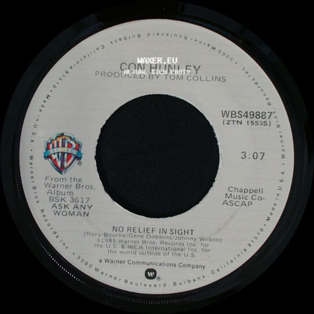 Con Hunley - No Relief In Sight / Table For One side A