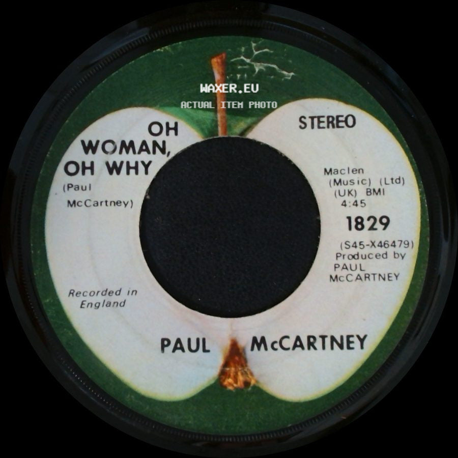 Paul Mccartney - Oh Woman, Oh Why / Another Day side A