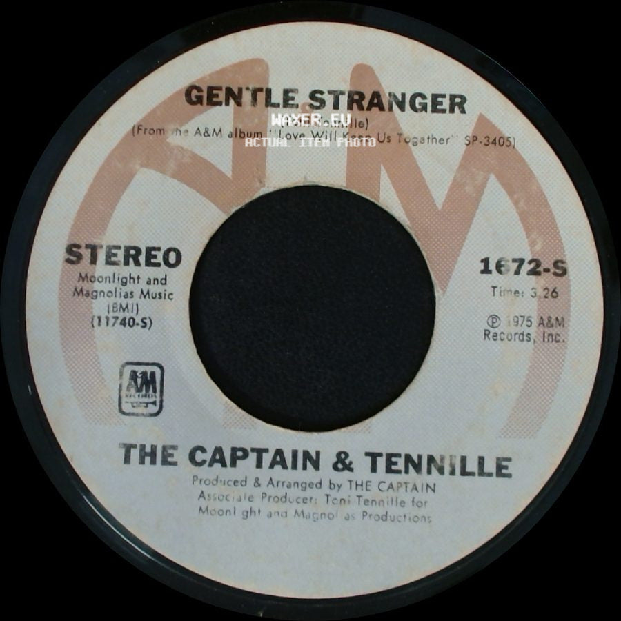 The Captain & Tennille - Love Will Keep Us Together / Gentle Stranger side B