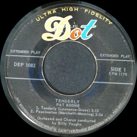 Pat Boone - Tenderly / Tenderly side A