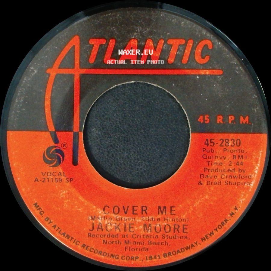 Jackie Moore - Time / Cover Me side B
