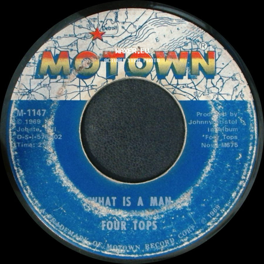 Four Tops - What Is A Man / Don't Bring Back Memories side A