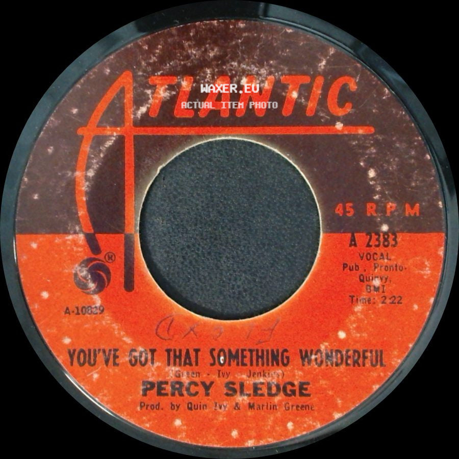 Percy Sledge - You've Got That Something Wonderful / Baby, Help Me side A