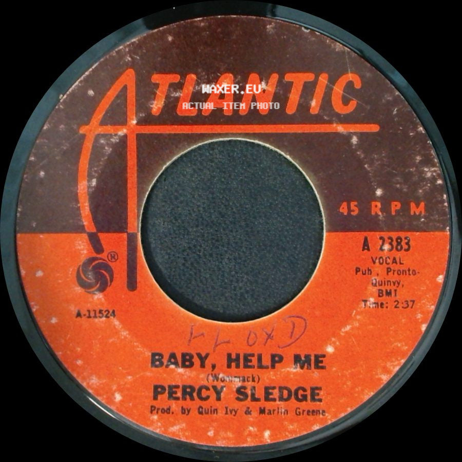 Percy Sledge - You've Got That Something Wonderful / Baby, Help Me side B