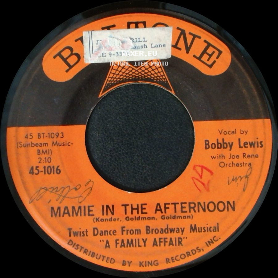 Bobby Lewis - Mamie In The Afternoon / Yes, Oh Yes, It Did side A