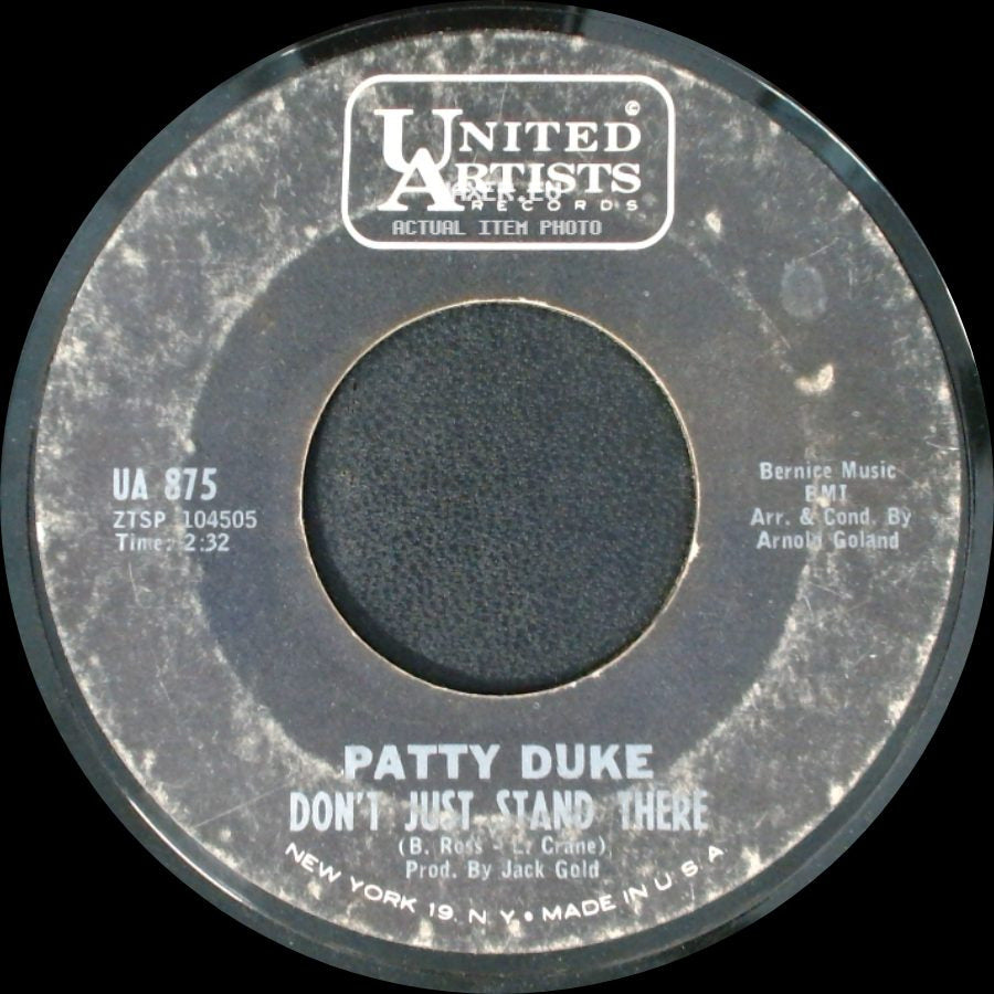Patty Duke - Everything But Love / Don't Just Stand There side B