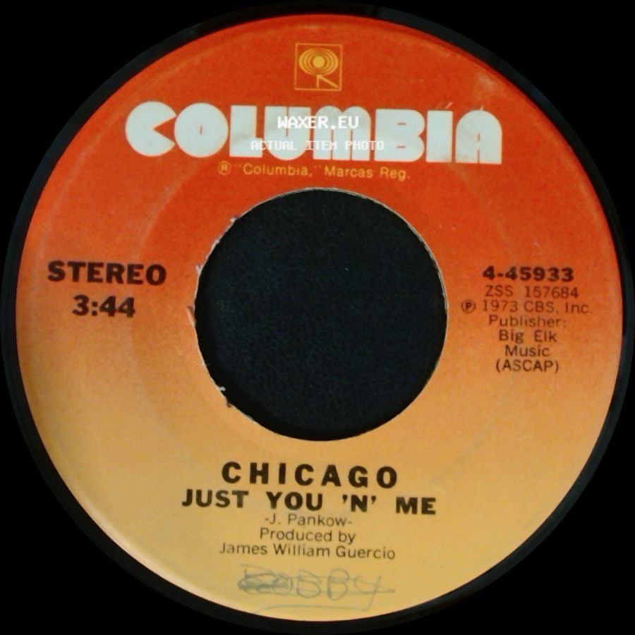 Chicago - Critic's Choice / Just You 'n' Me side B