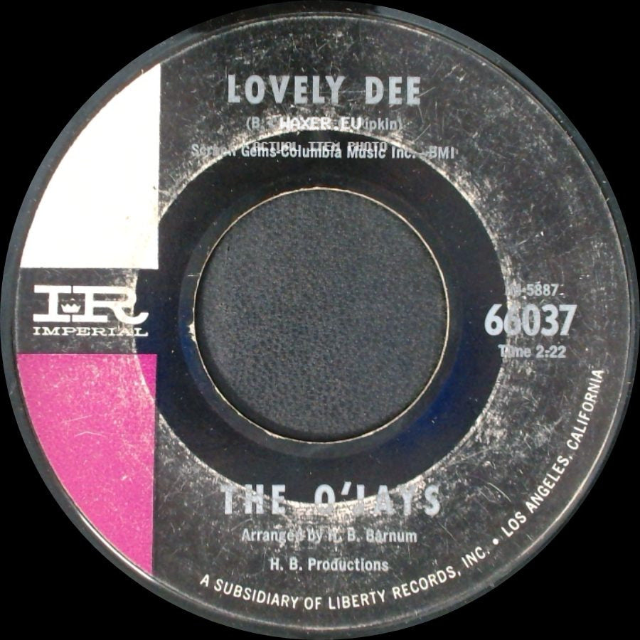 The O'jays - Lovely Dee / You're On Top side A