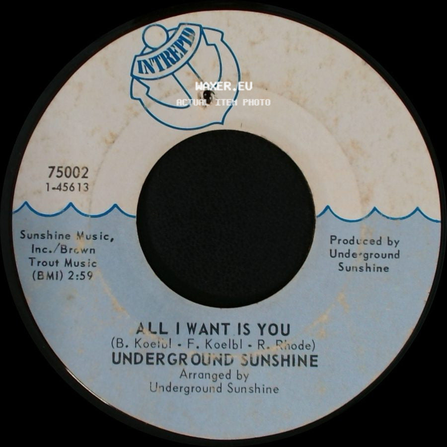 Underground Sunshine - Birthday / All I Want Is You side B