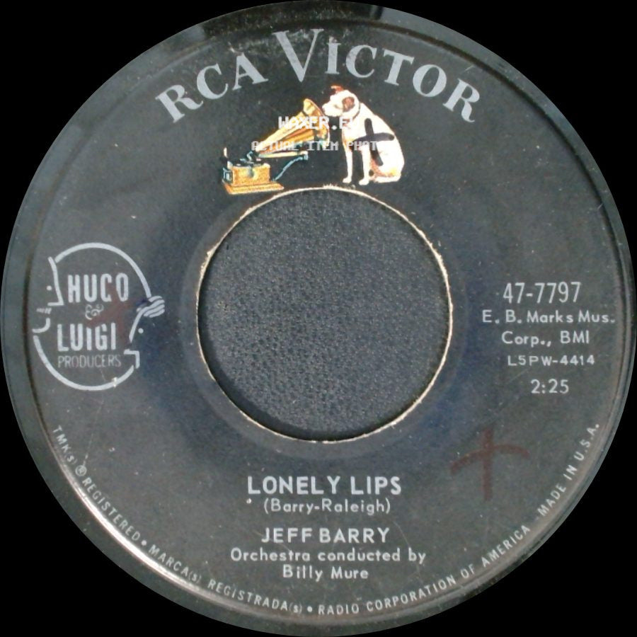 Jeff Barry - The Face From Outer Space / Lonely Lips side B