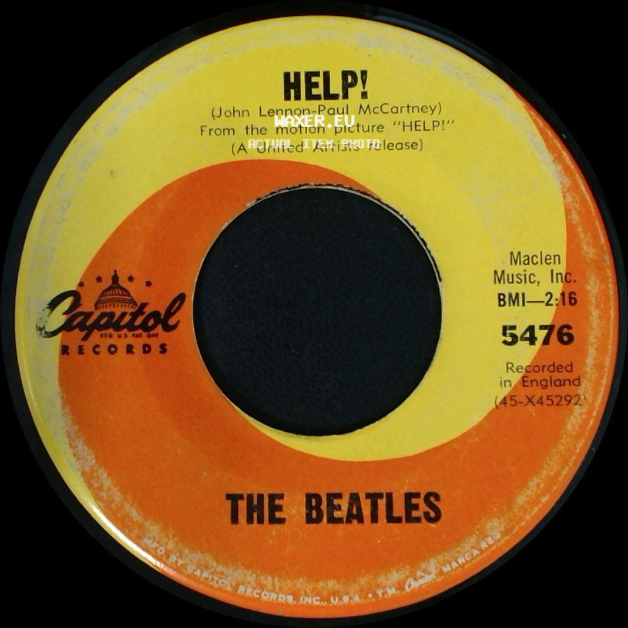 The Beatles - I'm Down / Help! side B